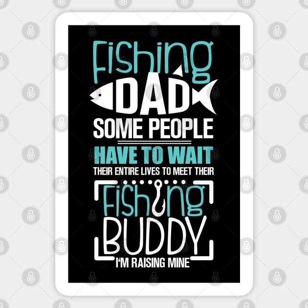 Fishing Dad Sticker by KsuAnn